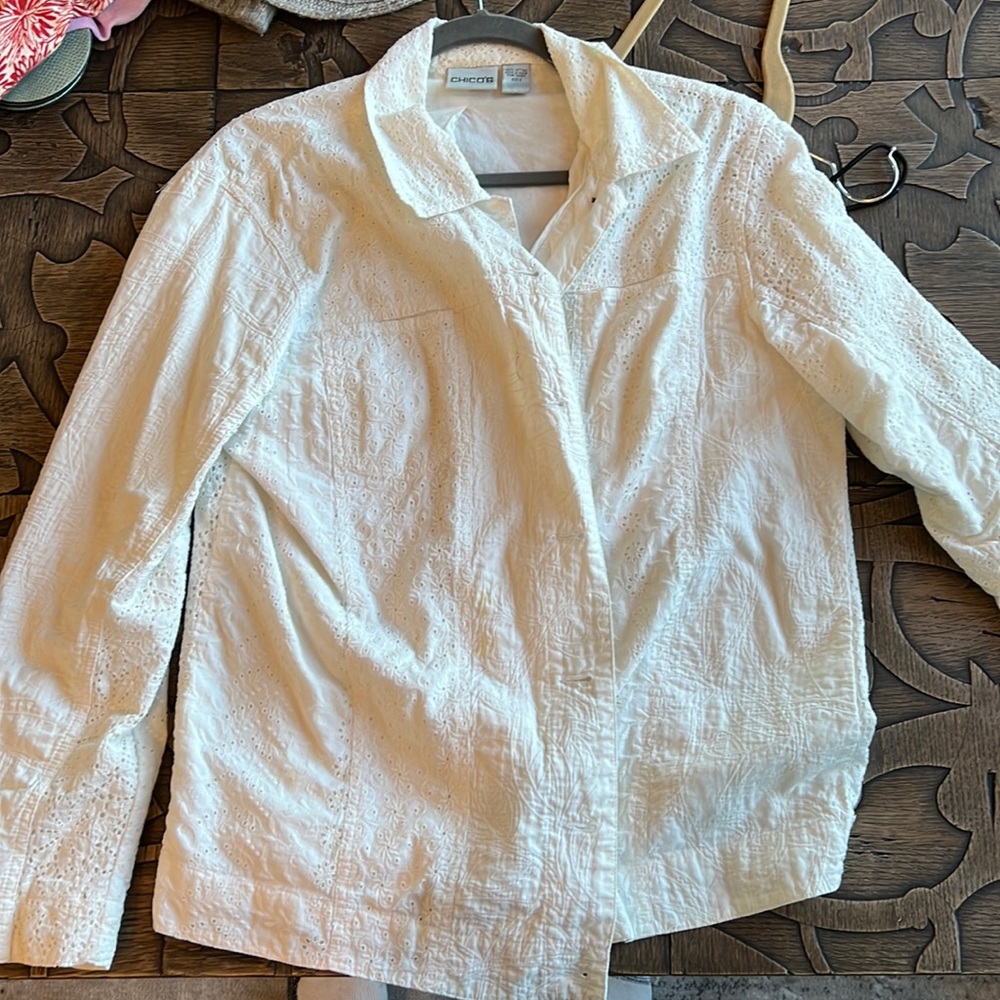Chicos white jacket